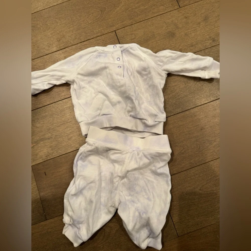 Tie Dye Hook Up Set by Ralph Lauren baby in purple 3 month pants and sweater set